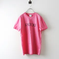 定番アイテム パトウ PATOU 23A-JE029-9999 ロゴプリント コットン 半袖Tシャツ XS ピンク┃TEE トップス カットソー【2400014733914】のサムネイル