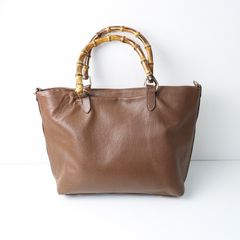 Gianni Notaro バンブーハンドル ハンドバッグ BEAMS - メルカリ