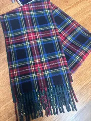 ポロ タータンチェック マフラー リバーシブル ドライ完了 ネックウォーマー