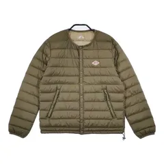 Danton Crew Neck Inner Down Jacket インナーダウンジャケット 定価18480円 ダウンジャケット カーキ レディース ダントン【中古】6-0102T∞