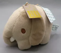 【中古】ぬいぐるみマスコット・ぬいぐるみバッジ ゾウ チャーム付きマスコット 「タイトーくじ ブルーナアニマル Gingham Check Collection」 D賞