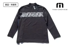 【3月末限定セール】新品｜未使用｜トラヴィスマシュー｜travismathew｜モックアップ長袖シャツ｜L/S Mock-Neck Tee 7AK020｜メンズゴルフウェア｜M｜BK