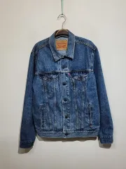 (M) LEVI'S デニムジャケット インディゴ デニムジャケット 赤タブ