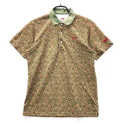 サイズ：4 MASTER BUNNY EDITION マスターバニーエディション  半袖ポロシャツ 花柄 グリーン系 [240101555474] ゴルフウェア メンズ ストスト