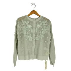 サマンサモスモス samansa Mos2 kazumi リネン花刺繍2WAYニット レディース FREE 