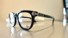 CHROME HAEATS クロムハーツ スモーク ショー ブラック/シルバー メガネ