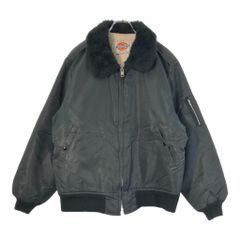 80s USA製 Dickies ドカジャン ブルゾン 襟ボア ワーク 裏地中綿