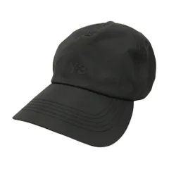 新品同様 Y-3 YOHJI YAMAMOTO ワイスリー ヨウジヤマモト NYLON CAP ナイロン キャップ 帽子 ロゴ 58cm 黒 ブラック メンズ レディース 古着 中古 USED