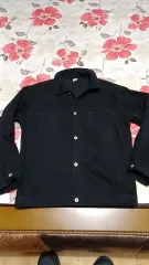 PARTIMENTO ブラックデニムジャケット 100 バスト58 丈70
