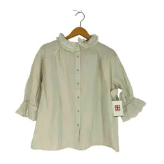 サマンサモスモス samansa Mos2 フリルカラー七分袖ブラウス レディース FREE 