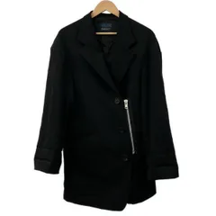 レギュレーションヨウジヤマモト ジャケット サイズ2 M メンズ美品  FT-J52-102 黒 ジップデザインテーラードジャケット