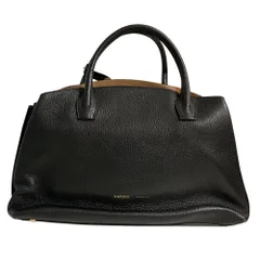 美品 IACUCCI イアクッチ ベラール レザー トートバッグ ハンドバッグ ブラック レディース 古着 中古 USED