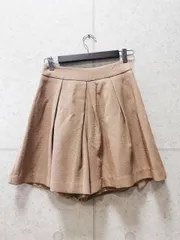 a.v.v standard アー・ヴェ・ヴェスタンダード ミッシェルクラン ショートパンツ ひざ丈 裏地付き 無地 ベージュ Sサイズのサムネイル