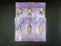 【TAKA68-11】△未開封　バンダイ　『一番くじ ウマ娘 プリティーダービー 6弾　H賞 ラバーマスコット　6点セット』　まとめ売り　カレンチャン　マヤノトップガン　ファインモーション　メジロドーベル