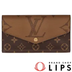 ルイ・ヴィトン ポルトフォイユサラ M80726 モノグラムジャイアント レディース ブラウン 【中古】
