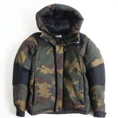 【ドンドン見直し】極美品●THE NORTH FACE ザ・ノースフェイス ND91845 Novelty Baltro Light Jacket バルトロライト WINDSTOPPER カモフラ ダウンジャケット マルチカラー S 正規品