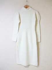 IENA タートルパフスリーブワンピース 定価19000円  ワンピース ホワイト レディース イエナ【中古】1-1031A△のサムネイル