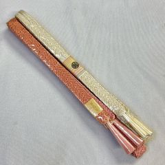 帯締め 2本セット 朱色 ピンク 和装小物 道明 よりふさ - メルカリ