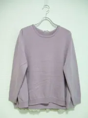 ADIEU TRISTESSE バックレースニット セーター パープル レディース  アデュートリステス【中古】2-0214T▲のサムネイル