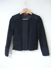 COMPTOIR DES COTONNIERS PERGOLA サイズ34 ノーカラージャケット ブラック レディース コントワーデコトニエ【中古】2-0929T△のサムネイル