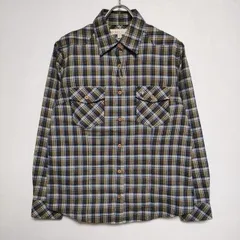 Foxfire 8112229 トランスウェット ミニチェックシャツ  ネルシャツ 長袖シャツ カーキ レディース フォックスファイヤー【中古】3-1030T∞のサムネイル