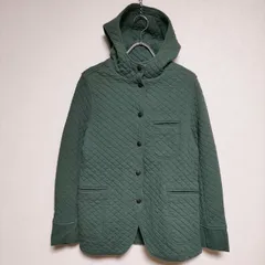 ARMEN コットンキルト フードジャケット キルティングジャケット グリーン レディース アーメン【中古】3-1104T∞のサムネイル