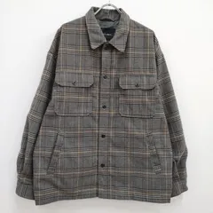 niko and... ツイルチェック サイズ4 シャツジャケット ジャケット グレー ブラック レディース ニコアンド【中古】4-0121T♪のサムネイル