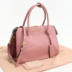 MIUMIU(OUTLET) ミュウミュウ アウトレット 2WAYハンドバッグ マドラス ハンドバッグ/ゴートスキン【中古】 レディース