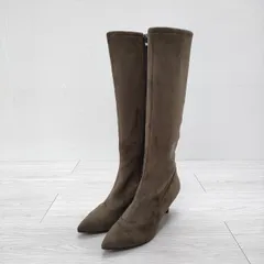Daniella & Gemma ストレッチ ロングブーツ サイズ36 ブーツ ブラウン レディース ダニエラアンドジェマ【中古】4-1017T◎のサムネイル