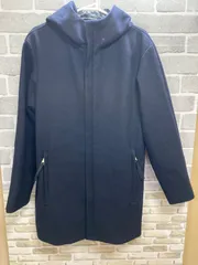 A【A27-46】◇GLOBAL WORK     サイズS     コート　ネイビー　無地