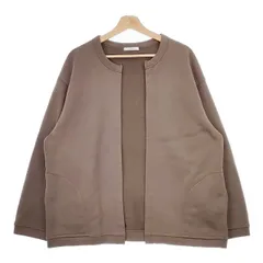JOURNAL STANDARD スウェットオーバーカーディガン 定価9900円 裏毛 カーディガン ブラウン レディース ジャーナルスタンダード【中古】4-1218T∞