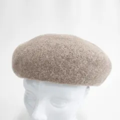 studio clip ウールポリエステル サイズF 帽子 ベレー帽 ベージュ レディース スタディオクリップ【中古】4-1206T◎