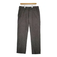 INHERIT ウール混 サイズ48 ランダムヘリンボーン パンツ グレー メンズ インヘリット【中古】5-0825T∞のサムネイル