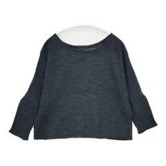 Ebonyivory ウール プルオーバー ニットソー セーター ニット ブルーグレー レディース エボニーアイボリー【中古】5-0917T∞のサムネイル