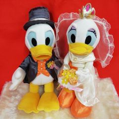 ディズニーランド 40周年 ドナルド デイジー ぬいぐるみ - メルカリ