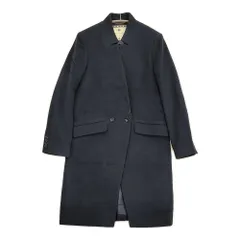 JOURNAL STANDARD L'essage PONTETORTO 2 ウールカシミヤダブルボタンコート 紺 レディース ジャーナルスタンダードレサージュ【中古】5-1018A♪