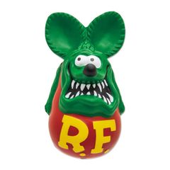 Rat Fink ラットフィンク アンテナトッパー スクイーズ カー用品 NoY