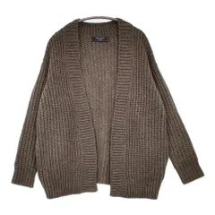 BEAMS LIGHTS 羽織 アクリルウール ボタンレス サイズ38 ニット カーディガン カーキ レディース ビームスライツ【中古】5-1022T♪のサムネイル
