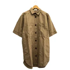 AERON (エアロン)シャツワンピースブラウン36