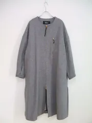 THE RERACS ノーカラーコート グレー レディース ザリラクス【中古】1-1106T▲のサムネイル