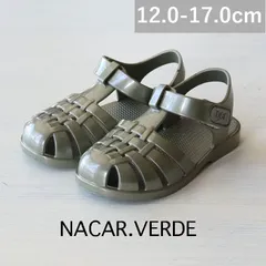 【5月中旬入荷次第お届けのご予約】【新品・未使用】igor（イゴール）CLASICA V. 【NACAR.VERDE】 20-28size  キッズ サンダル 12cm-17cm