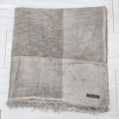 Faliero Sarti フリンジ マフラー ひざ掛け ストール グレージュ レディース ファリエロサルティ【中古】3-1111T◎のサムネイル