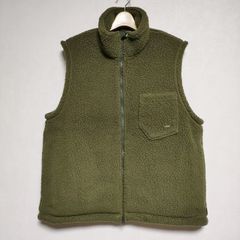 フリースベスト bott ボット フルジップアップ グリーン 激安 - メルカリ