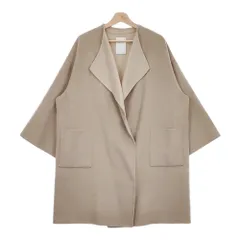 Spick and Span Noble W/Nyリバーショールカラーコート サイズ38 定価64900円 ベージュ レディース スピック＆スパン ノーブル【中古】4-1105A♪