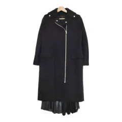 REKISAMI ライナープリーツ ライダースコート サイズ1 コート ブラック レディース レキサミ【中古】4-1217T♪のサムネイル