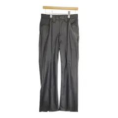 MONKEY TIME MT FAUX LTHR TRK PT 定価20680円 フェイクレザー 8314-199-1141 S パンツ ブラック メンズ モンキータイム【中古】4-1219T♪