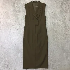 N.（N. Natural Beauty Basic） ナチュラルビューティーベーシック ノースリーブ ワンピース ブラウン Mサイズ 〇□☆