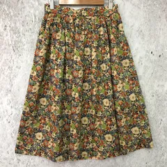 Techichi テチチ リバティ プリント スカート 花柄 Mサイズ 〇□