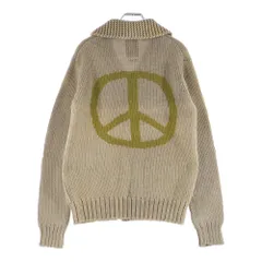 VISVIM (ヴィスヴィム) 13AW バックピースデザイン ショールカラー ウール カーディガン ベージュ 0113205012004のサムネイル