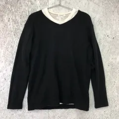 BEAUTY&YOUTH UNITED ARROWS  レイヤード ニット プルオーバー ブラック ホワイト Sサイズ 〇◇